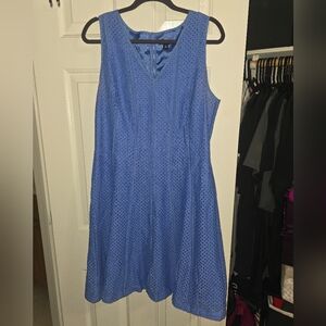 Ann Taylor, Blue Dress, 14